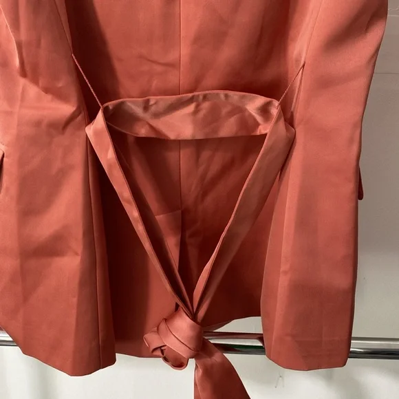 Banana Republic 2-Piece Coral Vest & Pleated Shorts Set Size 4 Top M Bottom - Picture 7 of 13